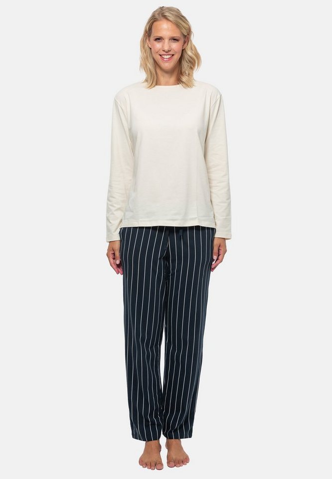 Schiesser Pyjama Organic Cotton (Set, 2 tlg) Schlafanzug - Baumwolle - von Schiesser