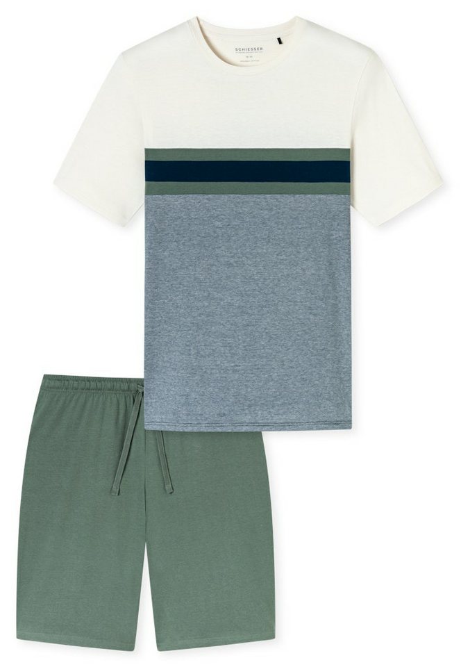 Schiesser Pyjama Pyjama kurz für Herren (keine Angabe, 1 tlg) von Schiesser