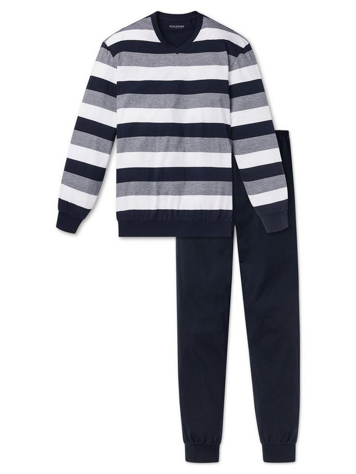 Schiesser Pyjama Schiesser diverse Herren Pyjamas (2 tlg) schlafanzug schlafmode bequem von Schiesser