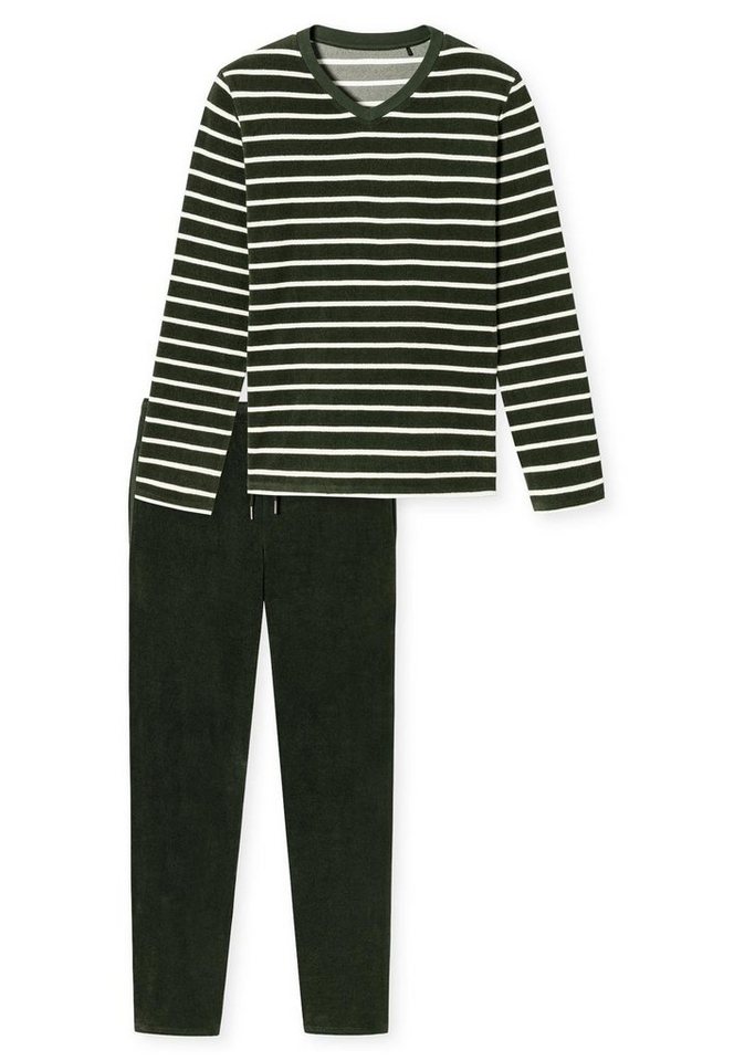 Schiesser Pyjama Schlafanzug lang von Schiesser