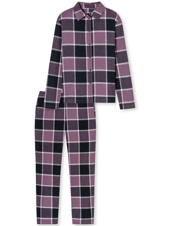 Schiesser Pyjama Selected Premium Warming (2 tlg) schlafanzug schlafmode bequem von Schiesser