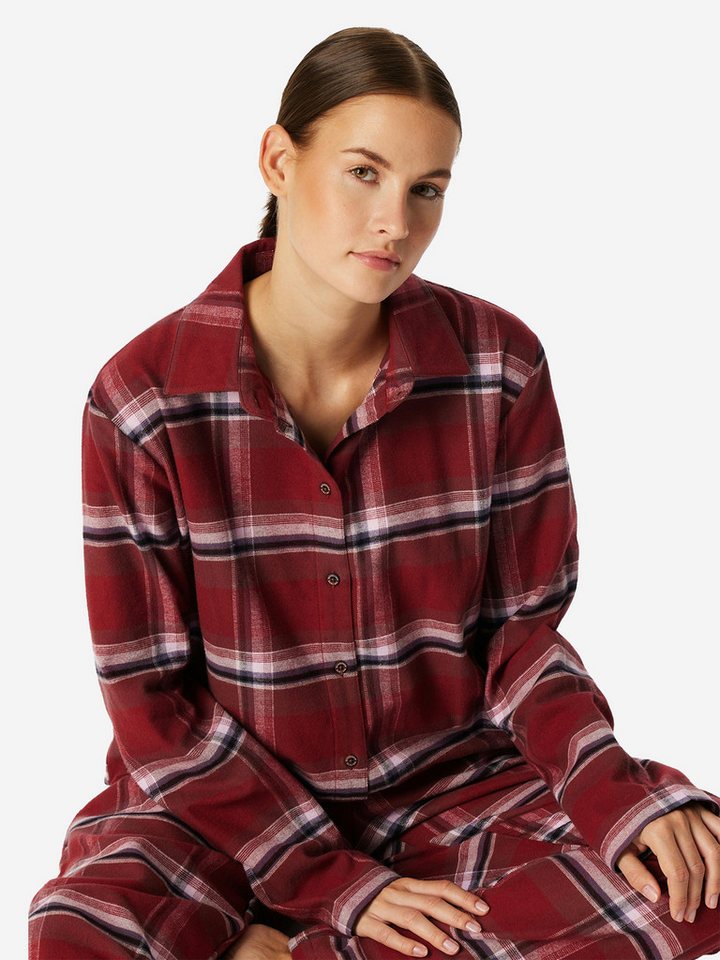 Schiesser Pyjama Selected Premium Warming (2 tlg) schlafanzug schlafmode bequem von Schiesser