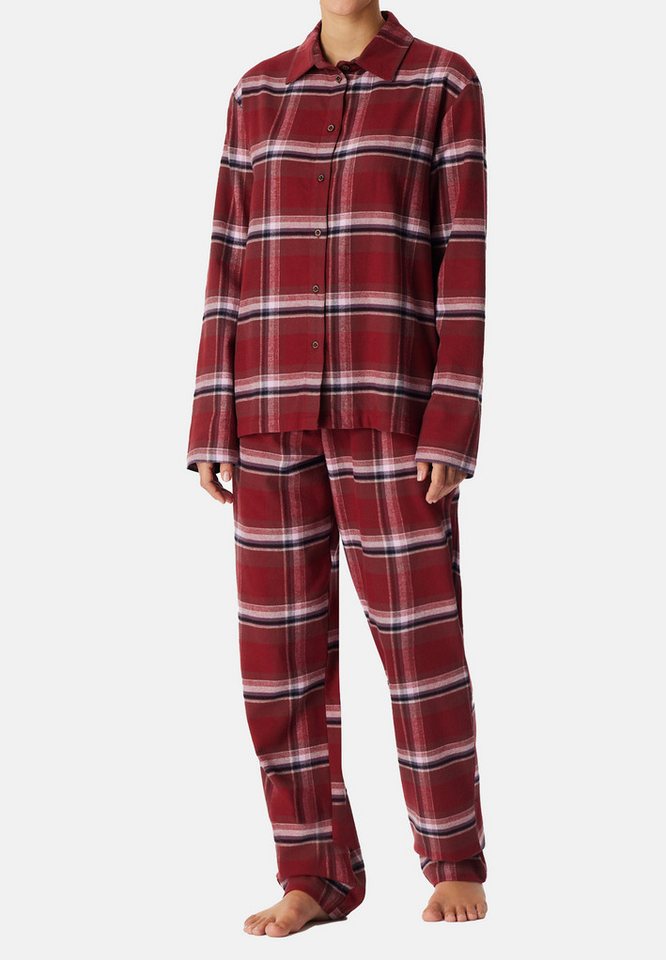 Schiesser Pyjama Selected Premium Warming (Set, 2 tlg) Pyjama - Baumwolle - Atmungsaktiv von Schiesser