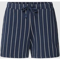 Schiesser Pyjama-Shorts  mit Allover-Muster in Marine, Größe 34 von Schiesser