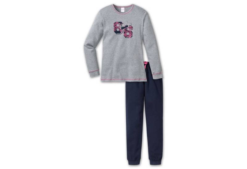 Schiesser Schlafanzug Sporty 86 (Set, Set) Mädchen Schlafanzug, Langarm, 100% Baumwolle von Schiesser