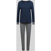 Schiesser Pyjama mit Streifenmuster in Blau, Größe 38 Schiesser Pyjama mit Streifenmuster in Blau, Größe 38 von Schiesser