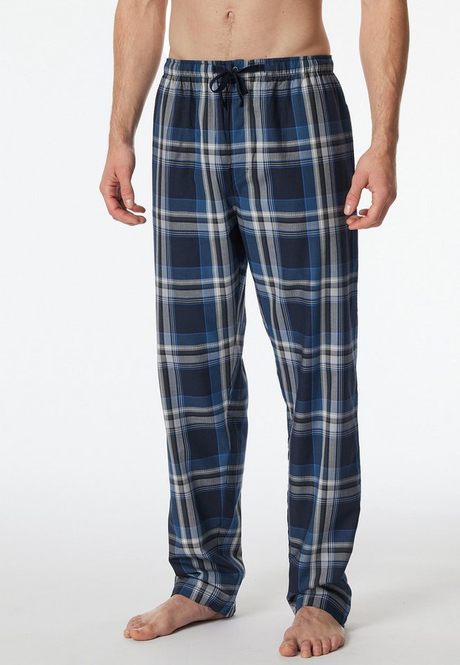Schiesser Pyjamahose Mix + Relax funktionale Knopfleiste, Bindeband, seitliche Taschen von Schiesser