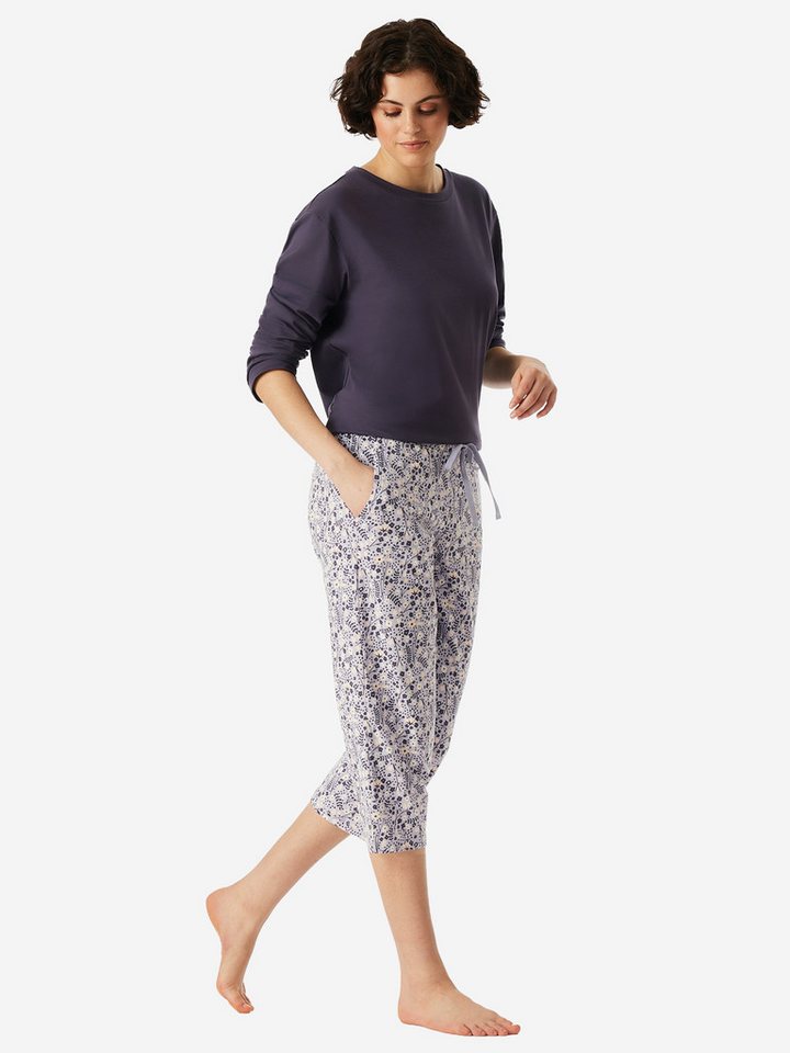Schiesser Pyjamahose Mix & Relax 3/4 schlaf-hose pyjama schlafmode von Schiesser