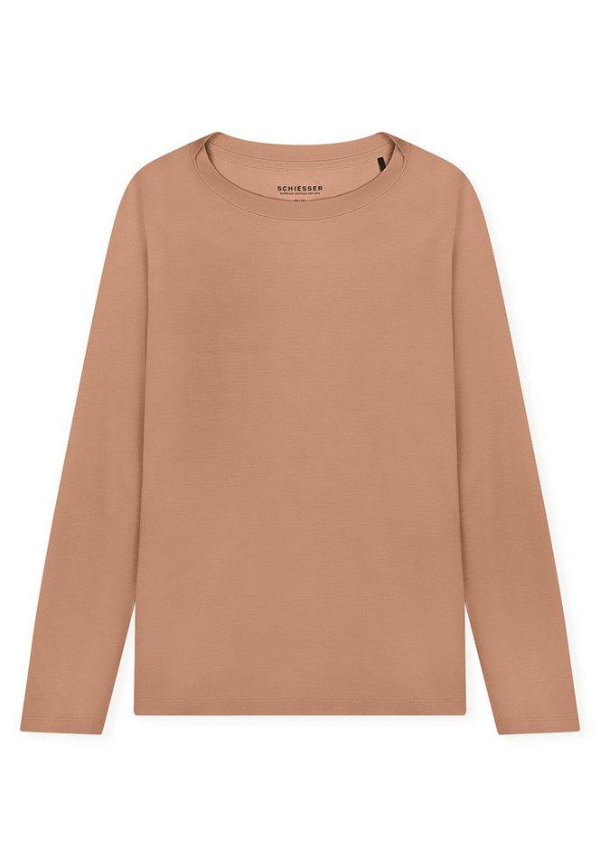 Schiesser Pyjamaoberteil Langarmshirt von Schiesser