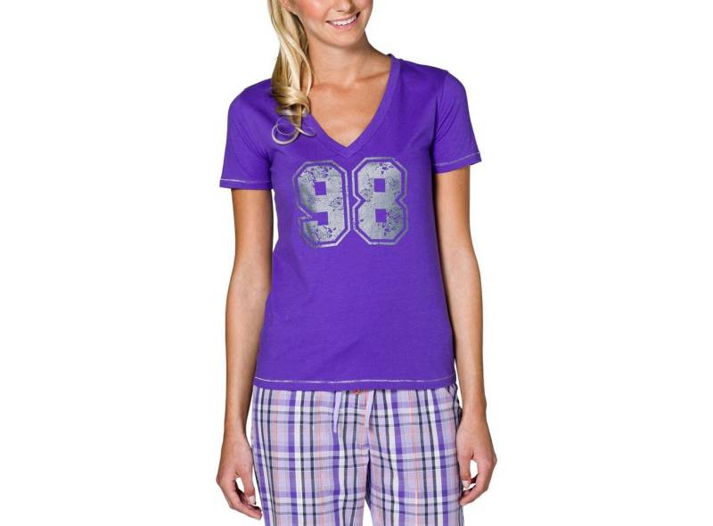 Schiesser Pyjamaoberteil Uncover (Packung, 1-tlg., Set) Damen Pyjamaoberteil Schlafshirt Kurzarm Schlafanzugoberteil Baumwolle von Schiesser