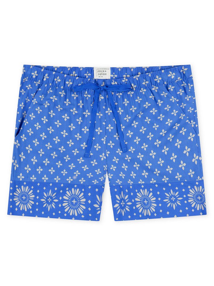 Schiesser Pyjamashorts Mix & Relax Web sleepwear schlafmode schlafanzug von Schiesser