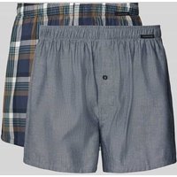 Schiesser Relaxed Fit Boxershorts mit Logo-Patch im 2er-Pack in Hazel, Größe XXL Schiesser Relaxed Fit Boxershorts mit Logo-Patch im 2er-Pack in Hazel, Größe XXL von Schiesser