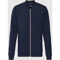 Schiesser Relaxed Fit Sweatjacke mit Reißverschluss in Dunkelblau, Größe M von Schiesser