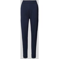 Schiesser Relaxed Fit Sweatpants mit Teilungsnähten in Dunkelblau, Größe 38 von Schiesser