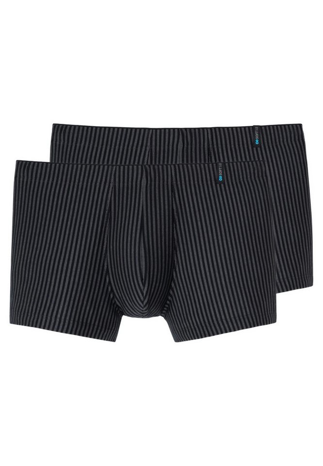 Schiesser Retro Boxer 2er Pack Long Life Soft Retro Short / Pant - ohne Eingriff - Schnelltrocknend von Schiesser