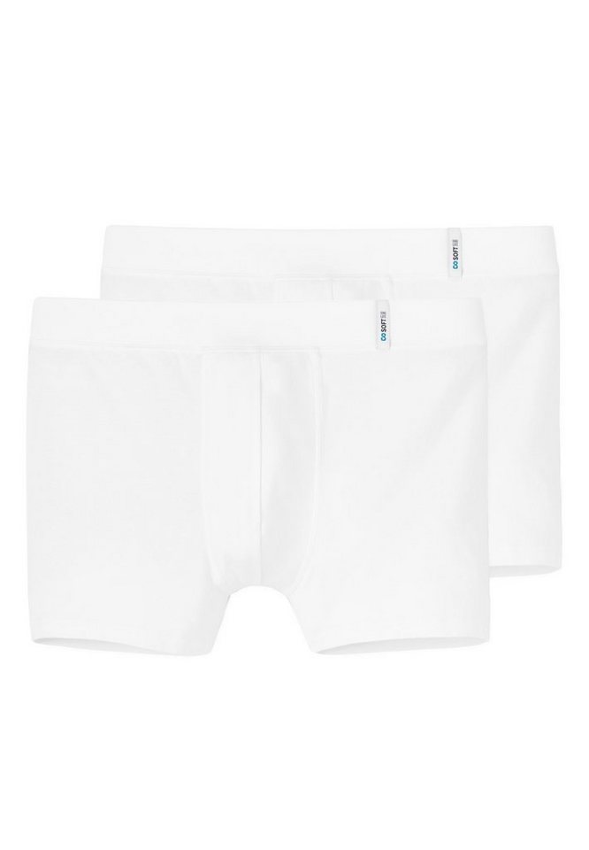 Schiesser Retro Boxer 2er Pack Long Life Soft (Spar-Set, 2-St) Retro Short / Pant - Baumwolle - Ohne Eingriff - Schnelltrocknend von Schiesser