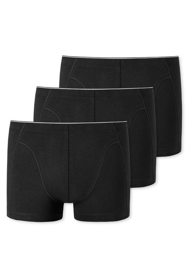 Schiesser Retro Boxer 3er Pack 95/5 Originals - Organic Cotton (Spar-Set, 3-St) Retro Short / Pant - Baumwolle - Ohne Eingriff - Körpernaher Schnitt von Schiesser