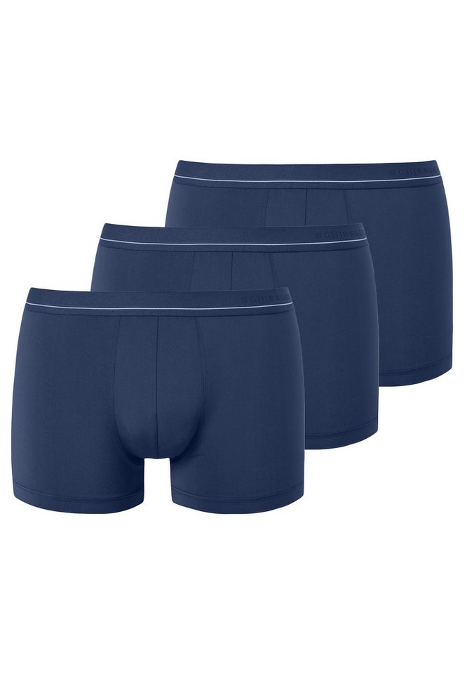 Schiesser Retro Boxer 3er Pack Pure Micro (Spar-Set, 3-St) Retro Short / Pant - ohne Eingriff - Blickdicht von Schiesser