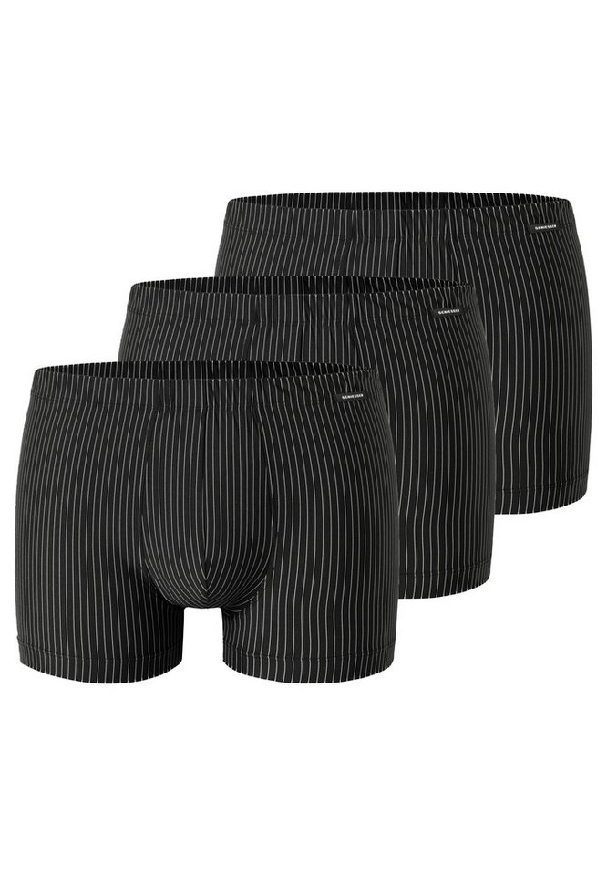 Schiesser Retro Boxer 3er Pack Pure Micro (Spar-Set, 3-St) Retro Short / Pant - ohne Eingriff - Blickdicht von Schiesser