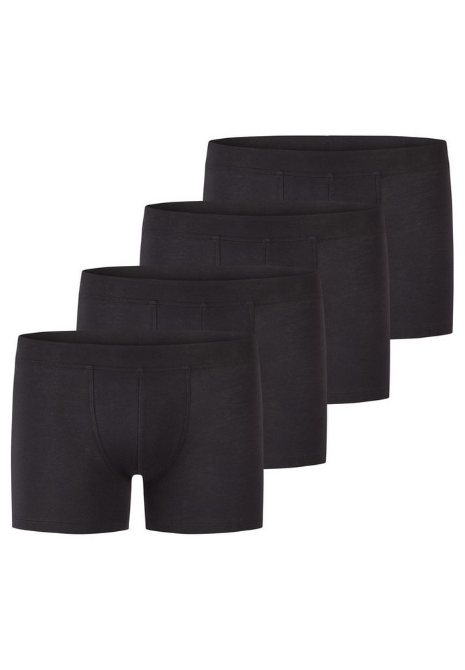 Schiesser Retro Boxer 4er Pack Teens Boys 95/5 Organic Cotton (Spar-Set, 4-St) Retro Short / Pant - Baumwolle - ohne Eingriff - Überzogener Gummibund von Schiesser