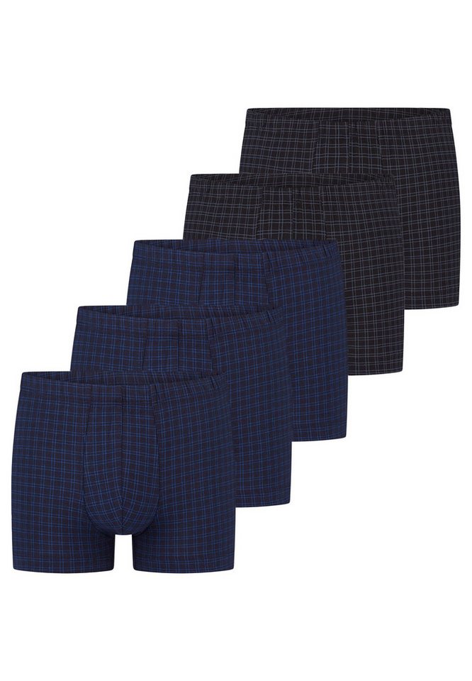 Schiesser Retro Boxer 5er Pack Cotton Casual Organic Cotton (Spar-Set, 5-St) Retro Short / Pant - Baumwolle - ohne Eingriff - Atmungsaktiv von Schiesser