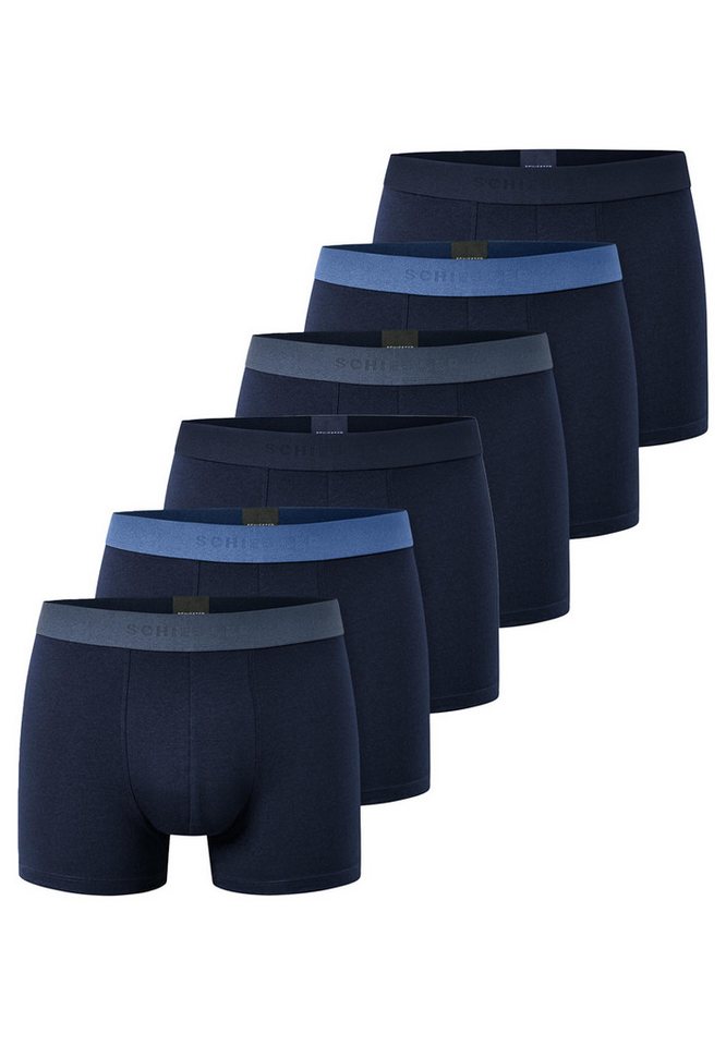 Schiesser Retro Boxer 6er Pack 95/5 Cotton (Spar-Set, 6-St) Retro Short / Pant - Baumwolle - ohne Eingriff - Atmungsaktiv von Schiesser