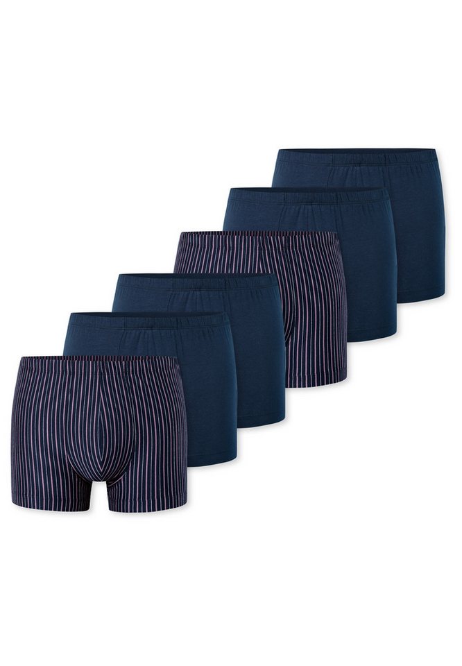 Schiesser Retro Boxer 6er Pack 95/5 Essentials - Cotton (Spar-Set, 6-St) Retro Short / Pant - Baumwolle - ohne Eingriff - Atmungsaktiv von Schiesser