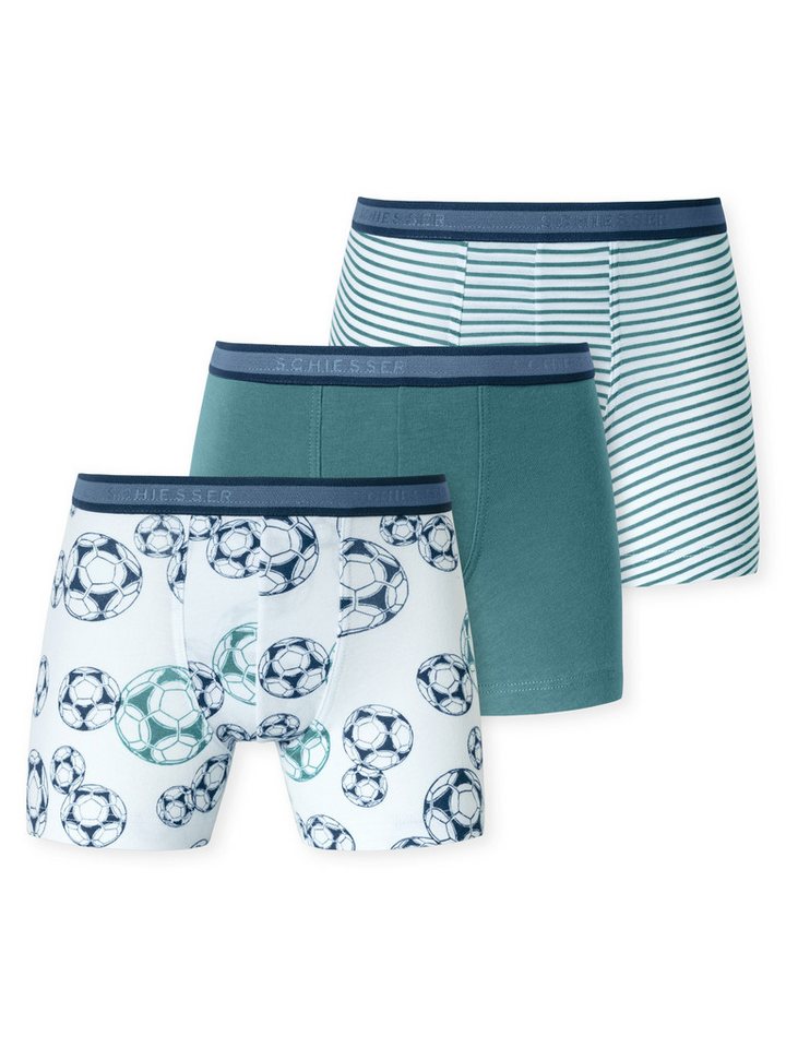 Schiesser Retro Boxer 95/5 (3-St) Retro-Boxer retroshorts boxershorts von Schiesser