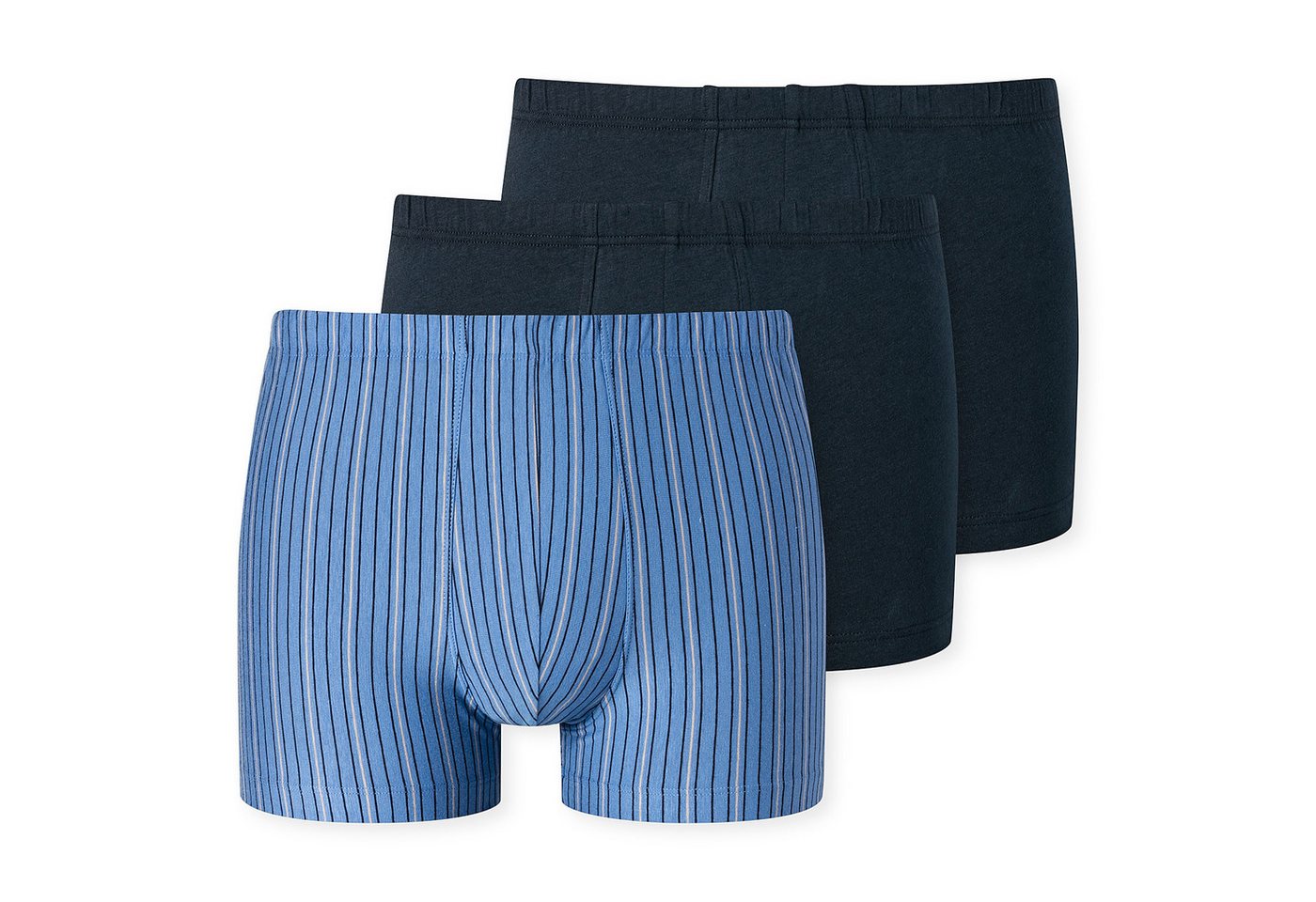 Schiesser Retro Boxer 95/5 Essentials - Organic Cotton (Packung, 3-St., 3er-Pack) Basic Herren Shorts figurbetont mit Komfortbund von Schiesser