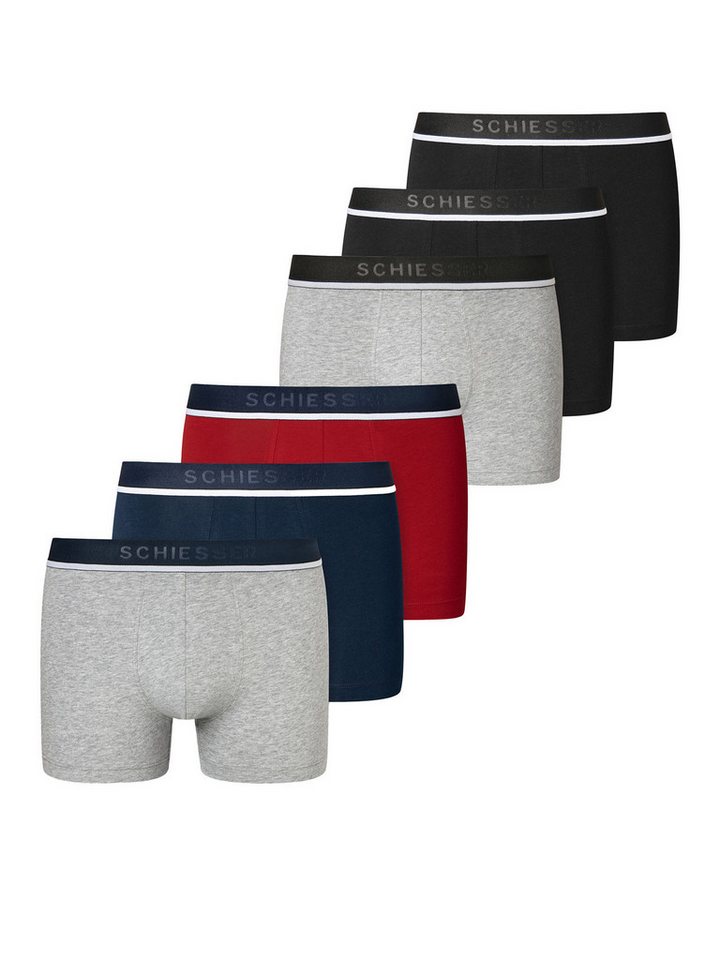 Schiesser Retro Boxer 95/5 Organic Cotton (6-St) Retro-Boxer retroshorts boxershorts von Schiesser