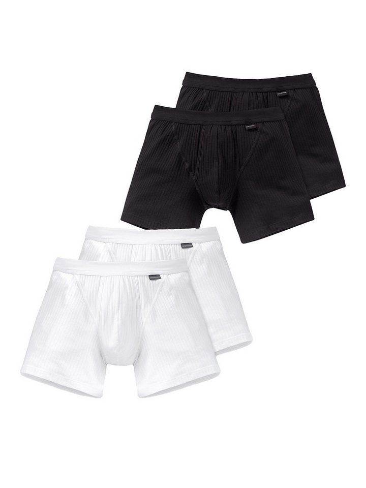 Schiesser Retro Boxer Authentic (4-St) Retro-Boxer retroshorts boxershorts von Schiesser