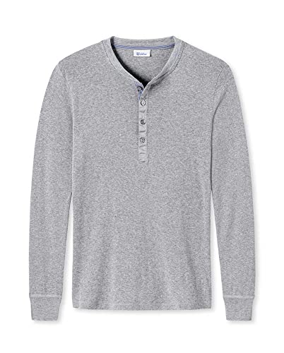 Schiesser Revival Karl-Heinz Button Long Shirt grau 8 Schiesser Revival Karl-Heinz Button Long Shirt grau 8 von Schiesser