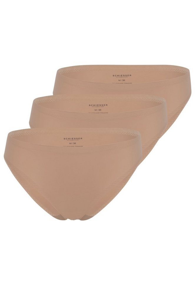 Schiesser Rioslip 3er Pack Invisible Soft (Spar-Set, 3-St) Rio Slip - Unsichtbar selbst unter eng anliegender Kleidung von Schiesser