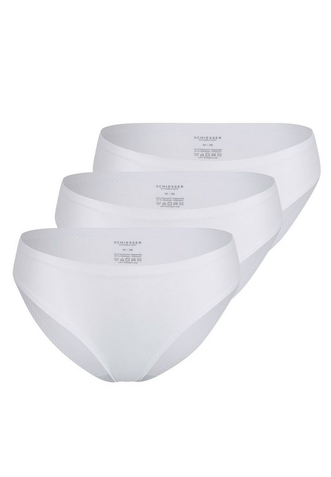 Schiesser Rioslip 3er Pack Invisible Soft (Spar-Set, 3-St) Rio Slip - Unsichtbar selbst unter eng anliegender Kleidung von Schiesser