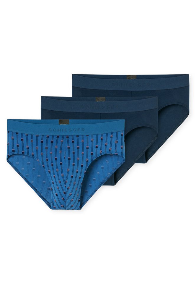 Schiesser Rioslip 95/5 Multipacks (3er Pack) ohne Eingriff, softer Logo-Webgummibund von Schiesser