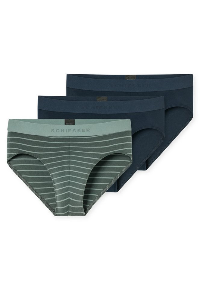 Schiesser Rioslip 95/5 Multipacks (3er Pack) ohne Eingriff, softer Logobund von Schiesser