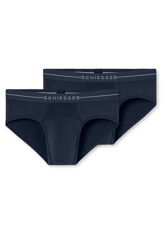 Schiesser Rioslip Cotton Flex (2er Pack) Baumwollmischung, ohne störende Seitennähte, superweich von Schiesser