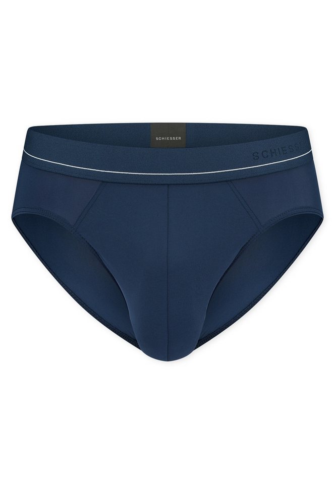 Schiesser Rioslip Pure Micro (4er Vorteilspack) Komfortbund mit Prägung von Schiesser