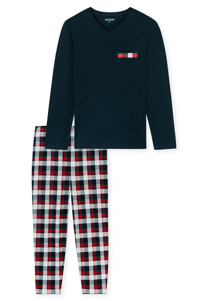 Schiesser Schlafanzug Schlafanzug lang von Schiesser