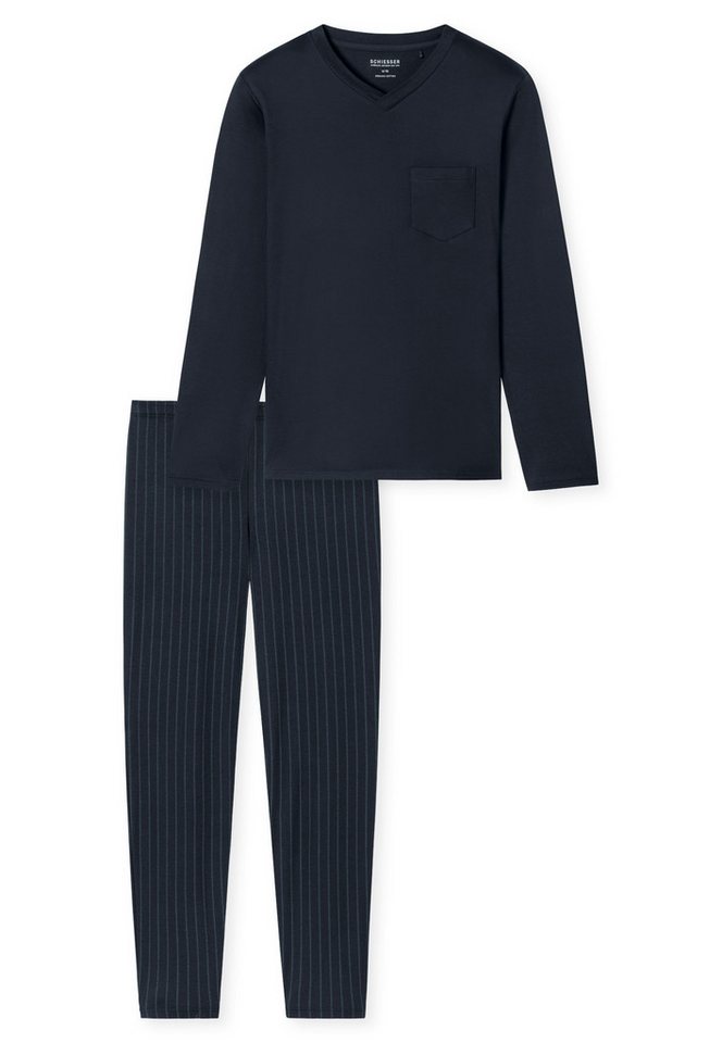 Schiesser Schlafanzug Schlafanzug lang von Schiesser
