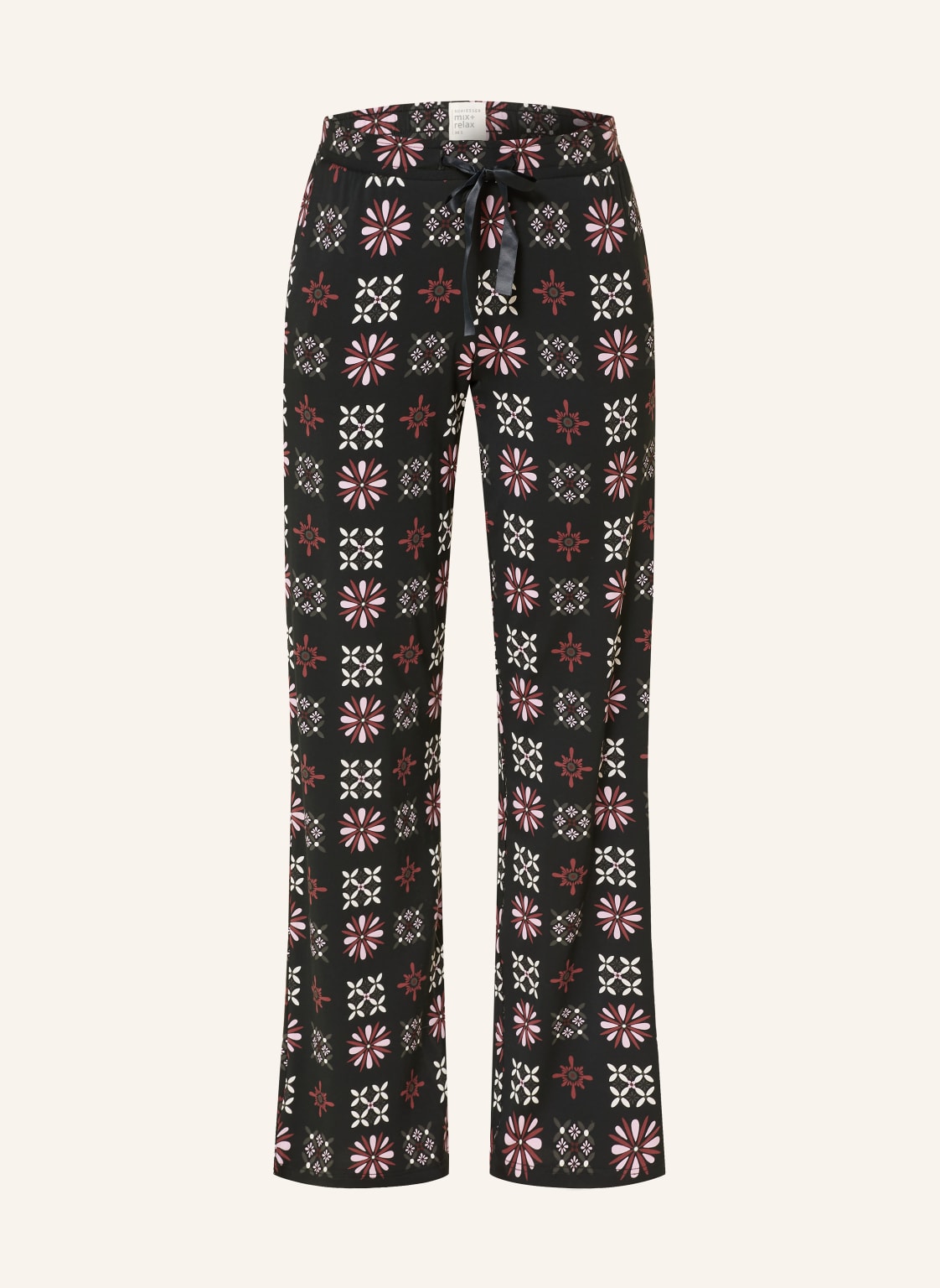 Schiesser Schlafhose Mix+Relax schwarz von Schiesser