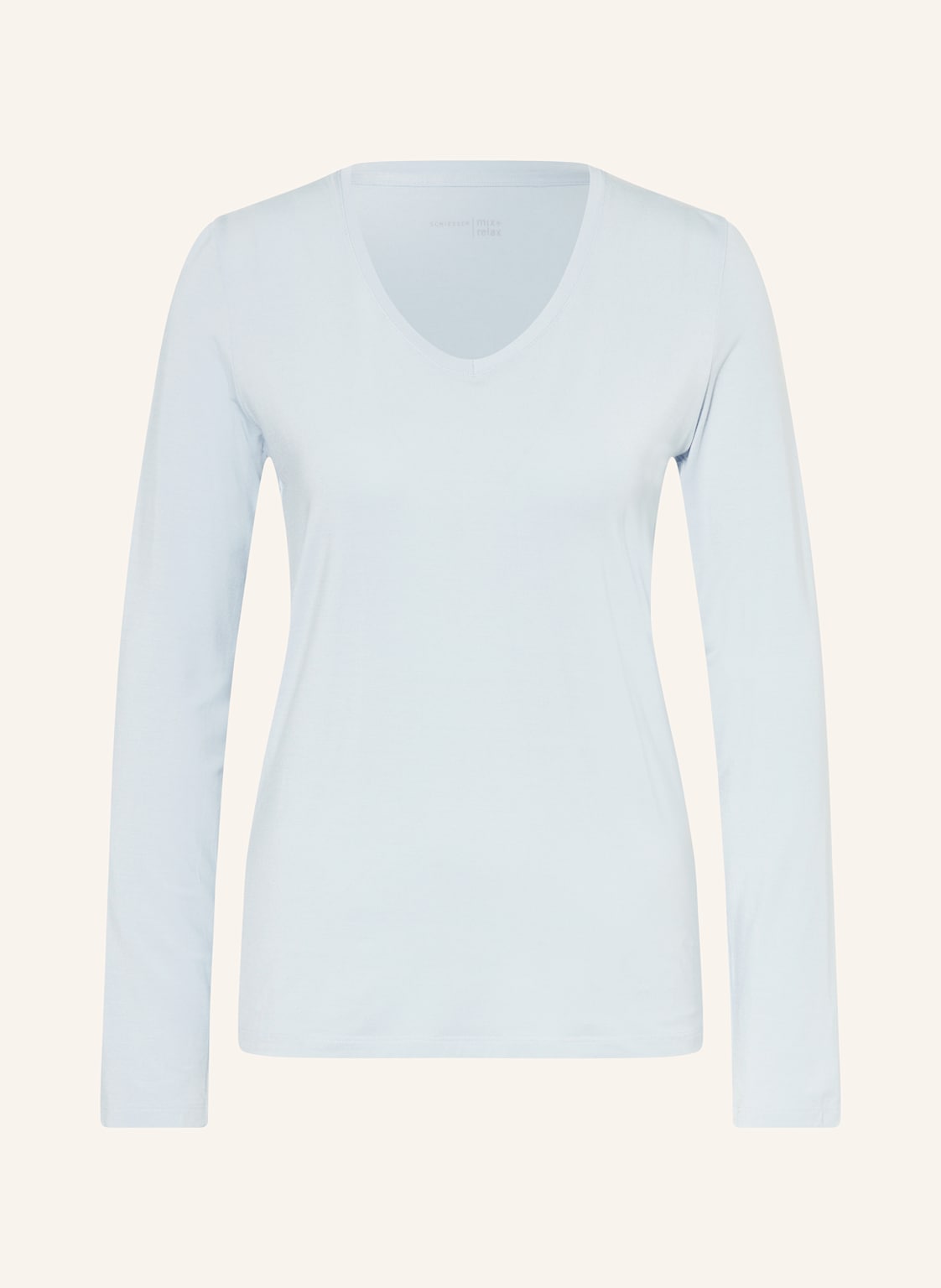 Schiesser Schlafshirt Mix+Relax blau von Schiesser