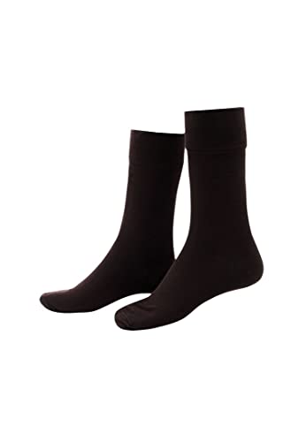 Schiesser Selected Premium Socken 2er Pack dark brown 39|40 von Schiesser