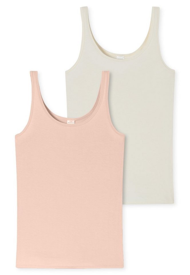 Schiesser Shirttop "Modal Essentials" (2er-Pack) mit formstabilem, temperaturausgleichendem Material von Schiesser
