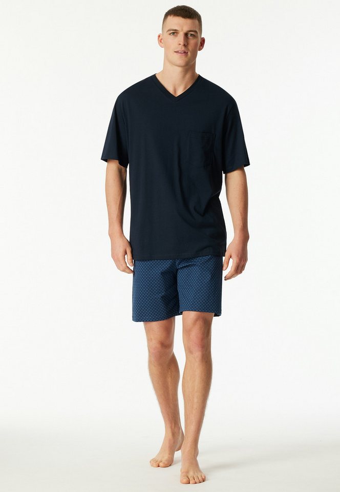 Schiesser Shorty Comfort Essentials (2 tlg) mit aufgesetzter Brusttasche von Schiesser