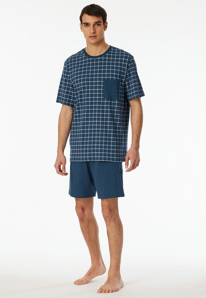 Schiesser Shorty Comfort Essentials (2 tlg) mit aufgesetzter Brusttasche von Schiesser