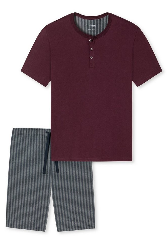 Schiesser Shorty Schlafanzug kurz von Schiesser