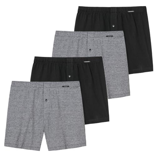 Schiesser - Singel-Jersey - Boxershorts - 4er Pack (8 Schwarz) von Schiesser