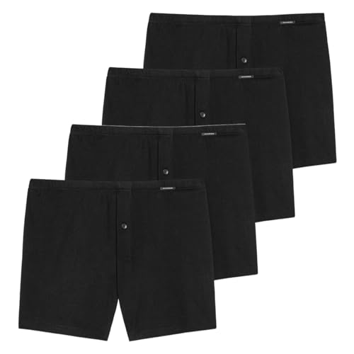 Schiesser - Singel-Jersey - Boxershorts - 4er Pack (8 Schwarz) von Schiesser