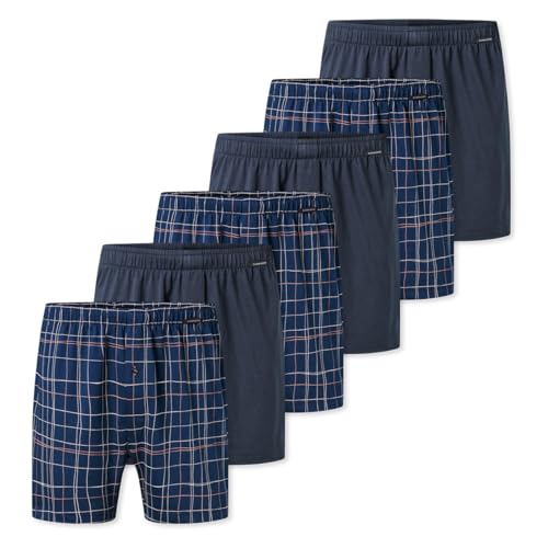 Schiesser - Single Jersey - Boxershorts - 6er Pack (6 Blau) von Schiesser